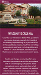 Mobile Screenshot of casamiaapts.com